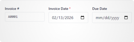 Invoice Info